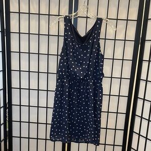 Forever 21 Navy Polka Dot Mini Dress